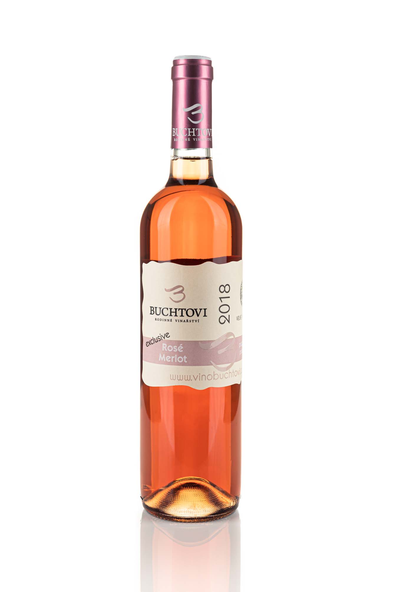 produkt_Merlot Rosé pozdní sběr 10/18 Exclusive r. 2018 